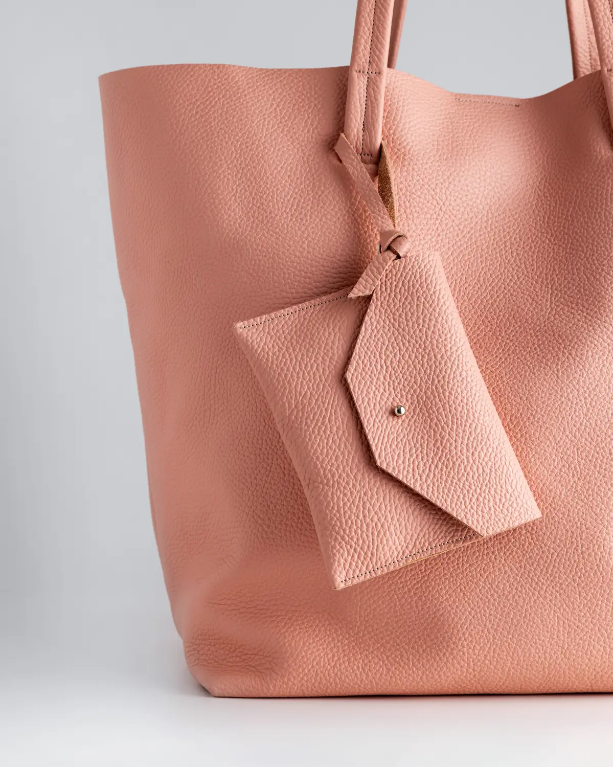 Roze tas 3 leather bag pink